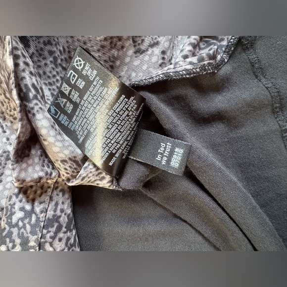 Ted Baker 3 Snakeskin Truei Tunic Top V-Neck - Picture 9 of 11